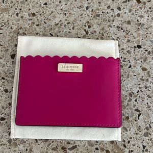 Kate Spade hot pink credit card holder